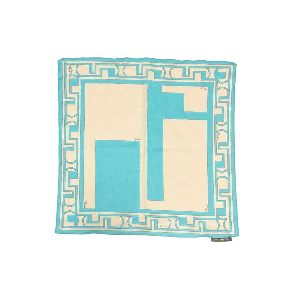 Auth Emilio Pucci Colorblock Scarf